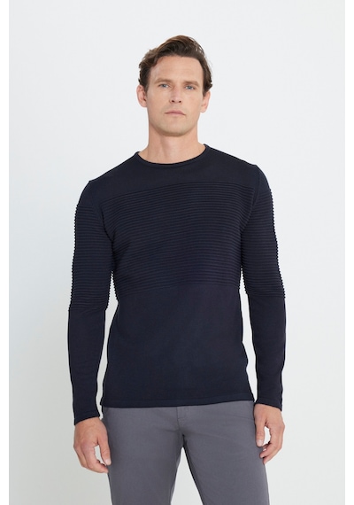 AC&Co / Altınyıldız Classics Erkek Lacivert Standart Fit Tüylenme Yapmayan Bisiklet Yaka Triko Kazak 4A4921100065LACXXL Lacivert AC&Co / Altınyıldız Classics Erkek Lacivert Standart Fit Tüylenme Yapmayan Bisiklet Yaka Triko Kazak 4A4921100065LACXXL Lacivert