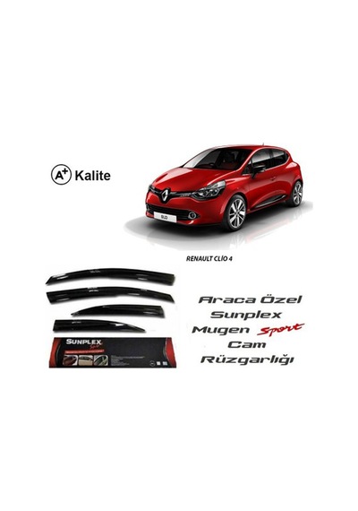 Renault Clio 4 Cam Rüzgarlığı Mugen Tip Sunplex N11.4003