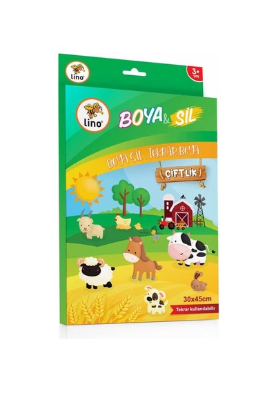Lino Boya Ve Sil Aktivite Matı Çiftlik