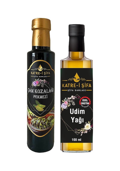 Katre-i Şifa Saf Özel Üretim Udim Yağı 100 ML + Çam Kozalağı Pekmezi 340 G