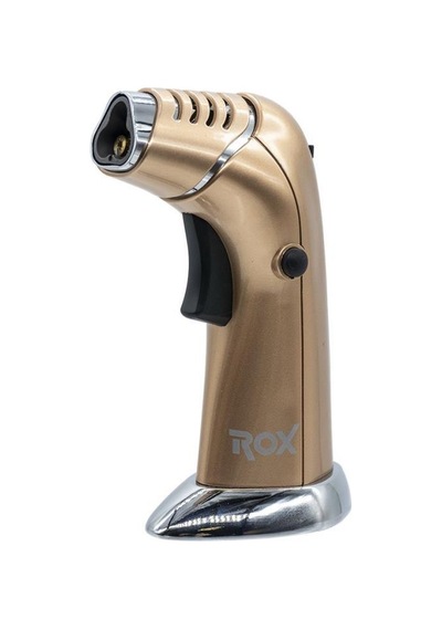 Rox Bs-830 Üç Alev Çıkışlı Bütan Gaz Torch   Pürmüz Siyah