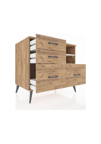 Kronos Şifonyer 2 Raflı 4 Çekmeceli 88x59x80 Çam-aytaşı/çam Aytaşı/çam Kronos Şifonyer 2 Raflı 4 Çekmeceli 88x59x80 Çam-aytaşı/çam Aytaşı/çam