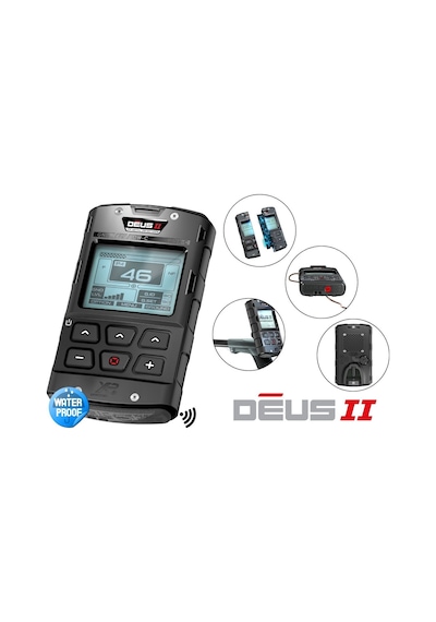 Xp Deus 2 Dedektör Ana Ünite, Bh-01 Kemik İletimli Kulaklık Ve 22cm Fmf Başlık İle