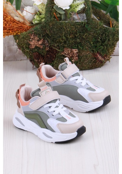 Fort Cool Evo Rahat Hafif Sneaker Erkek Çocuk Ayakkabı Haki