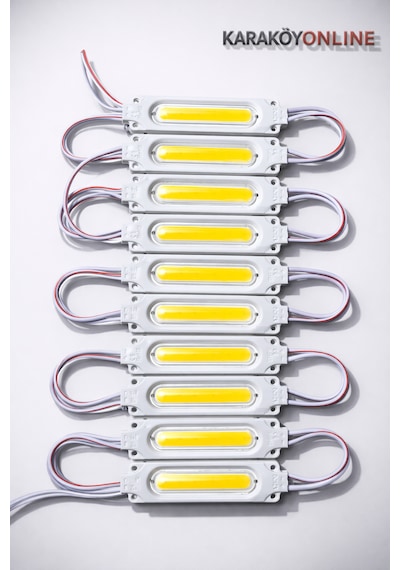 12v 2w Cob Modül Led Parmak Led Araç Altı & Oto Iç Aydınlatma 10'lu Paket Güneş Işığı