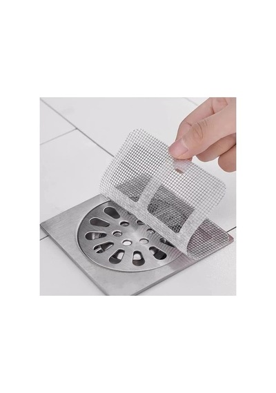 Banyo Gider Süzgeci, 10 Adet Saç Yakalayıcı İle Tıkanıklık Önleyici Altın