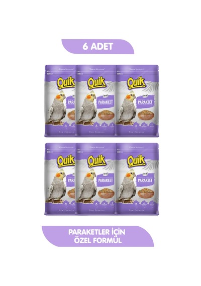 Quik Paraket Yemi 750 Gr X 6