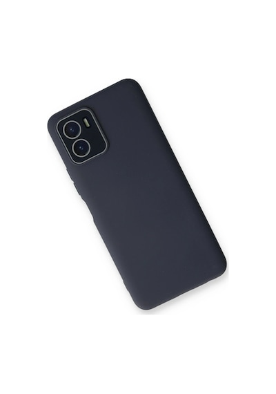 Cosmotex Newface Vivo Y15s Kılıf Lansman Glass Kapak - Lacivert