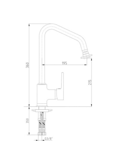 Eca Delta Banyo Lavabo Mutfak Batarya Seti 102102346 - 102108633 - 102108765 - Krom