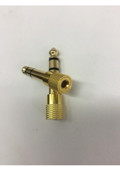 6,5 Mm Erkek 3,5 Mm Dişi Jak Anfi Jakı Gitar Jakı. Iki Adet