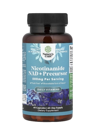 Nature's Craft, Nicotinamide, 500 Mg, 60 Capsules