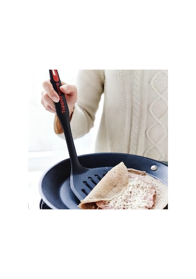 Tupperware Dar Spatula + Geniş Spatula Seti Tupperware 451819792 Siyah