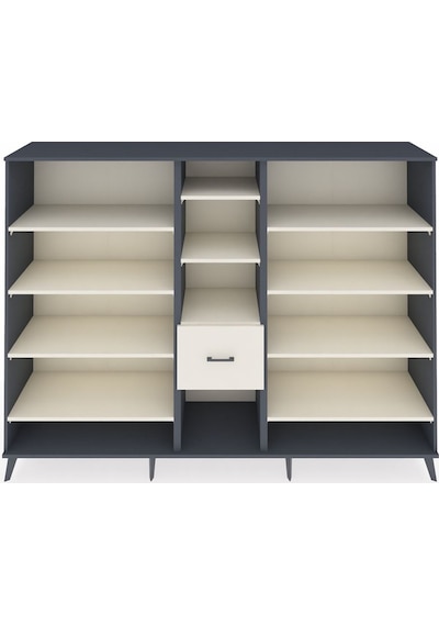 Hyperion Dolap 11 Raflı 3 Çekmeceli 220x44x163 Antrasit-aytaşı Antrasit-aytaşı Hyperion Dolap 11 Raflı 3 Çekmeceli 220x44x163 Antrasit-aytaşı Antrasit-aytaşı