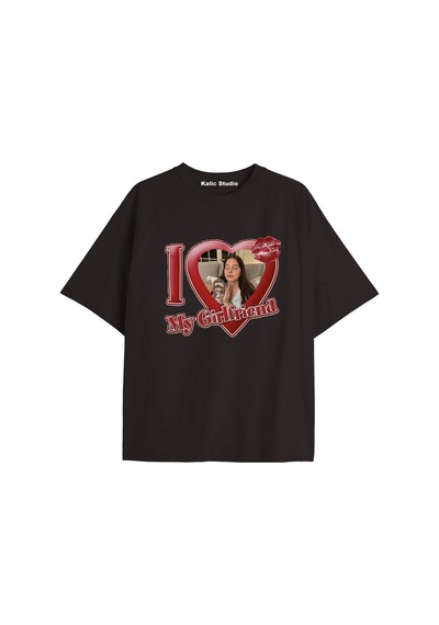 Kalic Studio Lana Del Rey Oversize T-shirt Kod13 Siyah-13