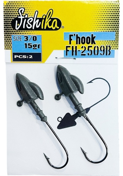 Fishika 2509 3/0 15gr Fish Jig Head Fsh2509-b15n30