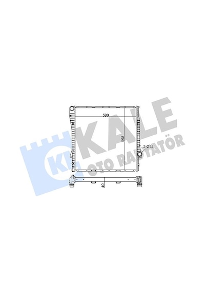 Kale 354200 Motor Su Radyatoru Bmw M57 M62 N62 X5 E53 00 06 17101439101