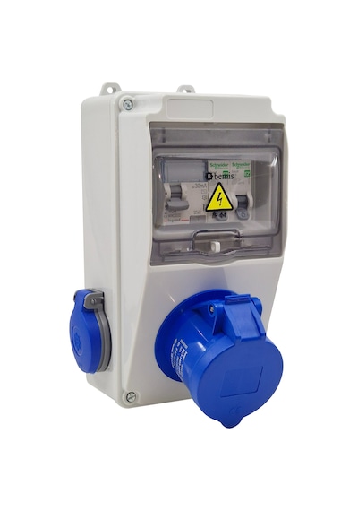 Bemis Ip44 Kombinasyon Kutusu 5/32a 1 Ön - 1/16a 1 Ön Otomatlı Bd2m2134-1020-x