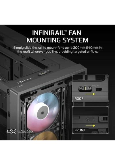 Frame 4000d Rs Argb Fanlı Mid-tower Cc-9011296-ww Bilgisayar Kasası