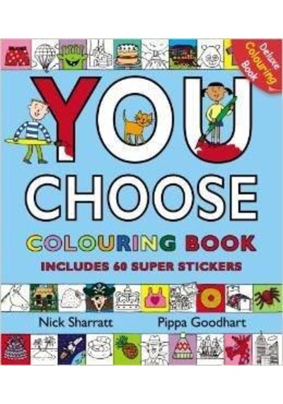 You Choose: Coloring Book with Stickers 9780552564717