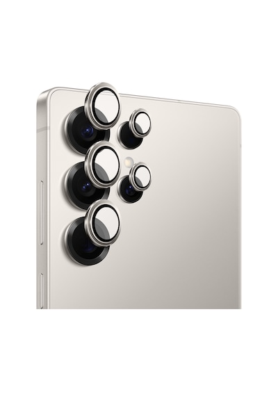 Safeus Safir Temperli Kamera Lens Koruyucu, Samsung Galaxy S25 Ultra İle Uyumlu Gri
