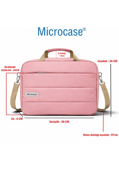Microcase Honor Magicpad 2 12.3 İnch Tablet İle Uyumlu Tablet Notebook Apple MacBook Çantası + Bluetooth Klavye Ve Mouse Set Pembe - Al5895