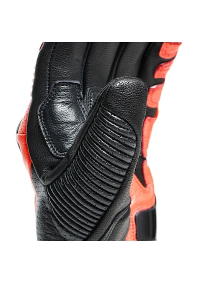 Dainese X-ride Deri Motosiklet Eldiven Kırmızı - Siyah