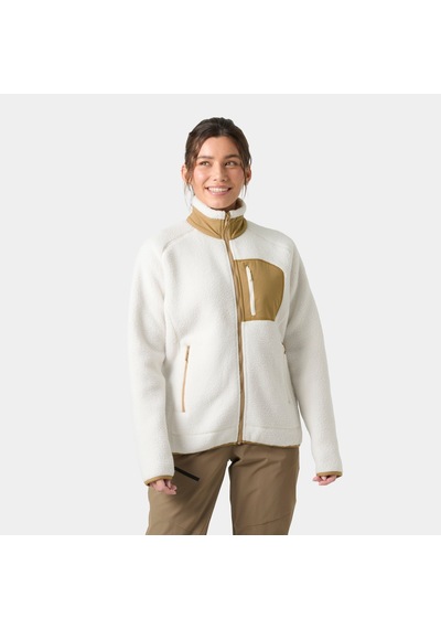 Helly Hansen W İmperial Pile Block Kadın Polar Ceket-33915 Beyaz