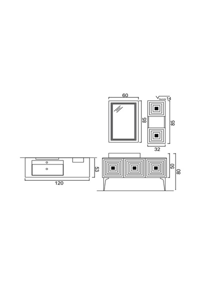 Denko Burcu 120 Cm Mdf Beyaz Banyo Dolabı Takımı Beyaz Denko Burcu 120 Cm Mdf Beyaz Banyo Dolabı Takımı Beyaz