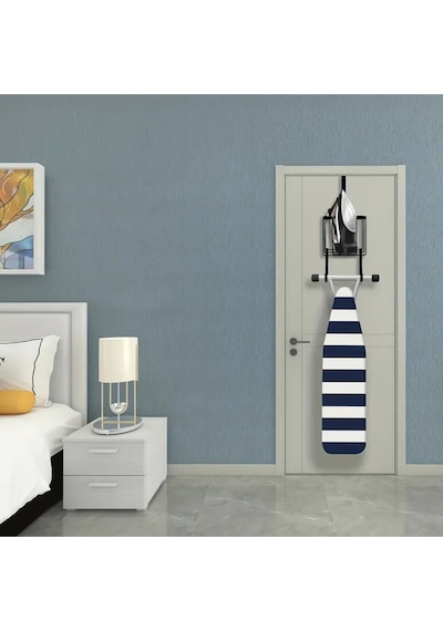 Home Stuff Kapı Arkası Ütülük Ve Ütü Masası Askısı Ütü Düzenleyici Raf - Siyah Siyah