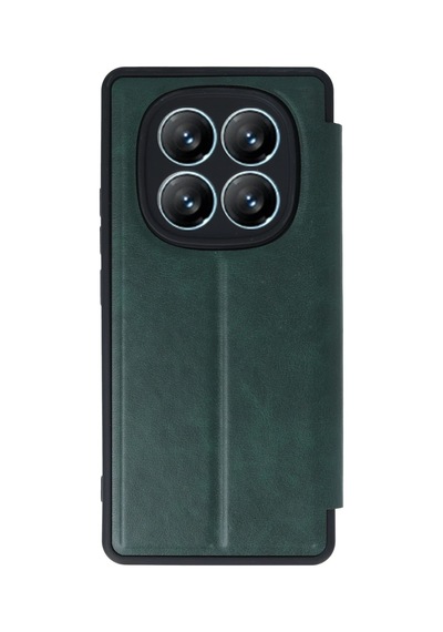 Newface - 892 - Xiaomi Redmi Note 14 Pro 5g Kılıf Flip Cover - - Csmo-tex - Koyu Yeşil