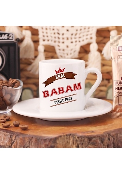 Kral Babam Isimli Türk Kahve Fincanı