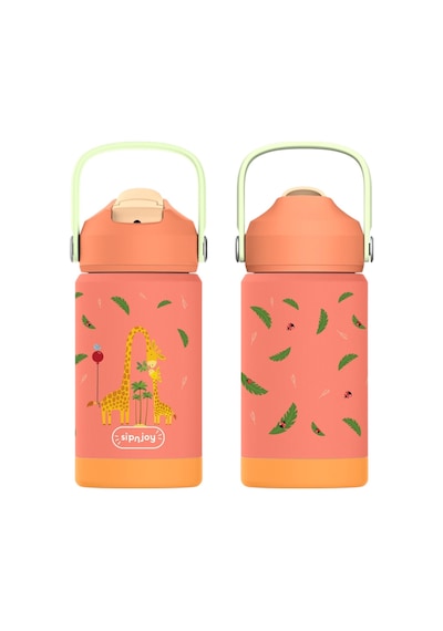 Sipnjoy - Flipsip Çocuk Su Termosu 360 Ml - Giggle Giraffe