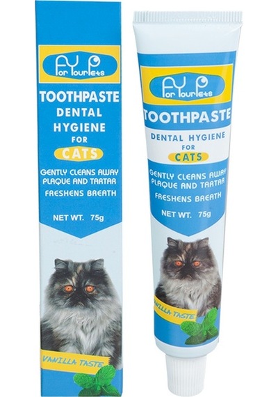 For Your Pets Vanilya Aromalı Kedi Diş Macunu 75 G