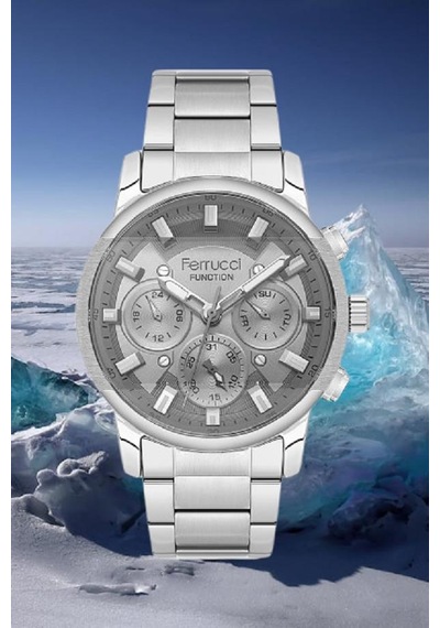 Ferrucci Fcf 0625 03573m.01 Erkek Kol Saati Metalik Gri
