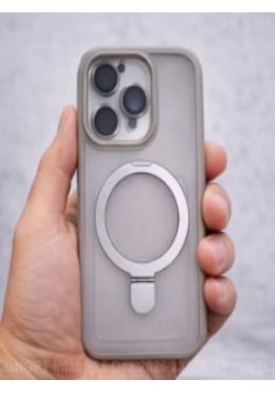 Mmc Trend Apple Uyumlu iPhone 14 Pro Lensli Telefon Kılıfı Gri