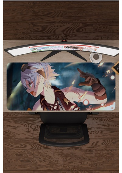 Bennett Genshin Impact Anime Gacha V5 - 90x40 Xxl Gaming Mouse Pad Fare Altlığı