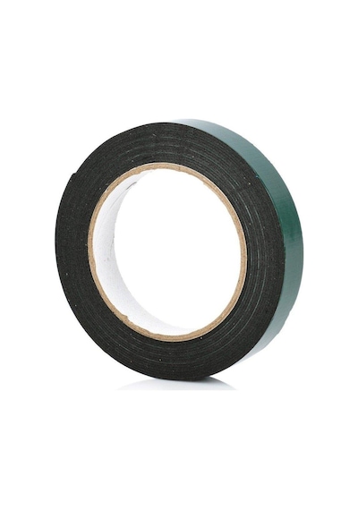 Çift Taraflı Bant 15 Mm X 2 Mt Yeşil-siyah