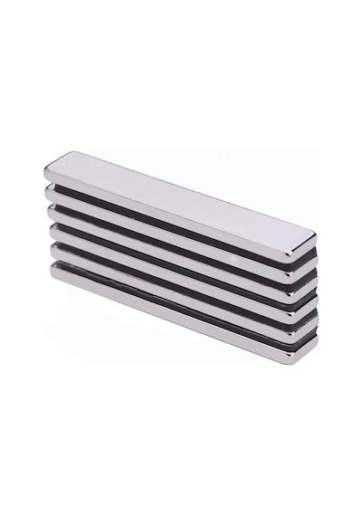 Güçlü Neodyum Mıknatıs 60x10x3 Mm 5 Adet