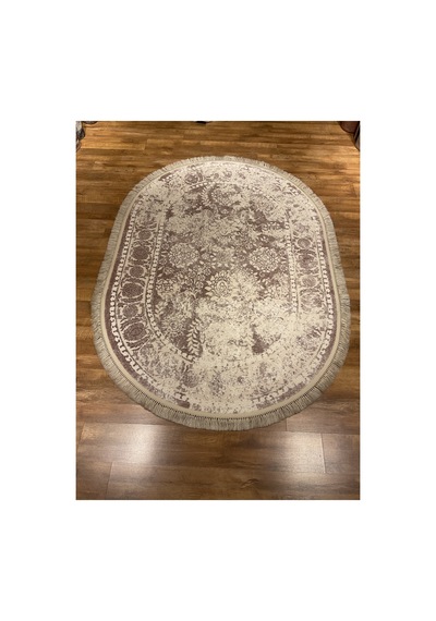 Daphne 10305a 160x230 Oval Lila Halı Mor