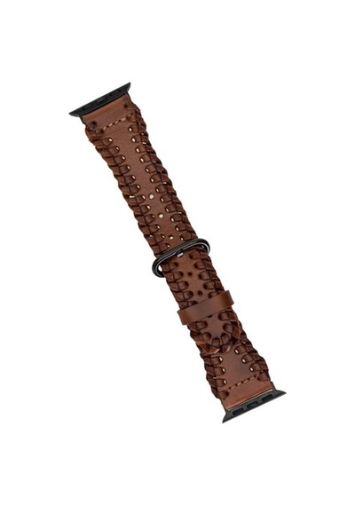 Bouletta Watch Uyumlu Deri Kordon 42-44-45Mm Rst1-Sm58 Taba