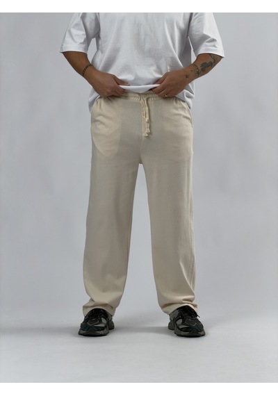Cocopelli Paça Ayarlamalı Regular Bej Erkek Jogger Pantolon Coc3568