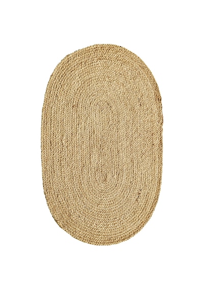 Eko Halı Juno Ech 01E Natural El Dokuma Naturel Jüt Hasır Halı - 120X180