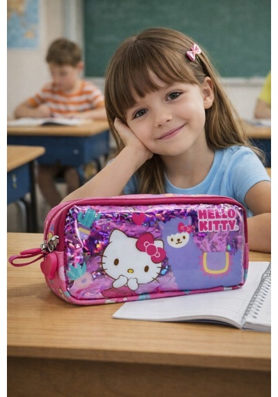 Hello Kıtty Kalem Çantası Pembe