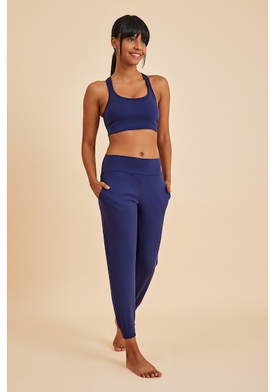 Sportive Lacivert Light Touch Bilekten Lastikli Yüksek Bel Jogger Kadın Eşofman Alt Lacivert Sportive Lacivert Light Touch Bilekten Lastikli Yüksek Bel Jogger Kadın Eşofman Alt Lacivert