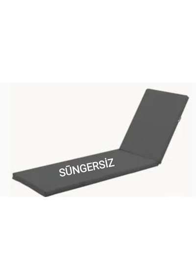 Grı Süngersiz Kılıf Şezlong Kılıfı 180 55 5 Cm