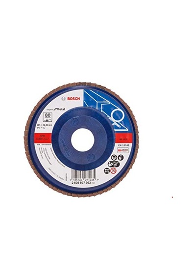 Adet Flap Disk Seti X551 Expert For Metal Çelik Ve Paslanmaz Çelik Taşlama Için Açılı 115 Mm Kum Kalınlığı 40