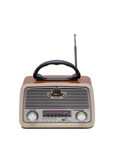 Everton Rt-301B Nostaji Görünümlü Bluetoothlu Radyo + Fener