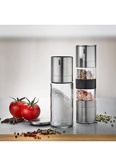 Ayrex Tuz Veya Karabiber Değirmeni Lamola - Tuz Ve Karabiber Değirmeni - Aroma Kapaklı - Kademesiz Ayarlanabilir Sera Diğer
