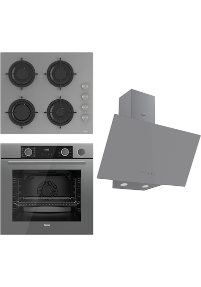 Ferre Steamart&Fryart Serisi XE64CPR - CS208 - D079 Beyaz Ankastre Set