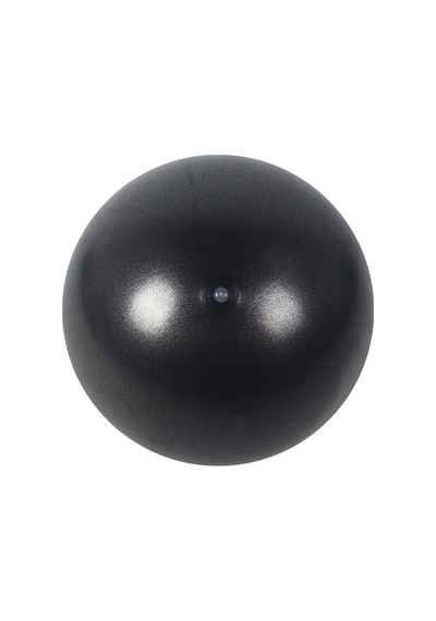 25 cm Mini Pilates Topu Yoga Fitness Egzersiz ve Denge Topu Şişirme Pipeti Dahil Siyah